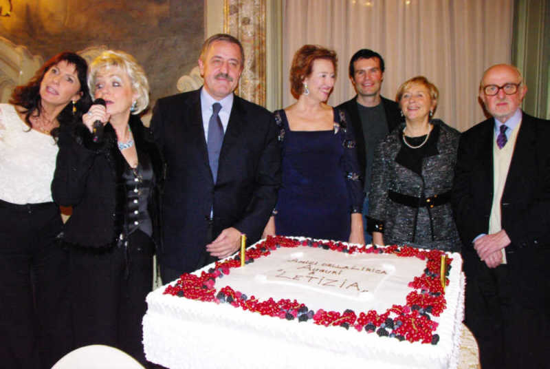 Milano, Palazzo Visconti, compleanno di Letizia Moratti, 25 Novembre 2009